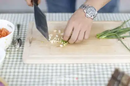 Make Snack, greasy rice step 2