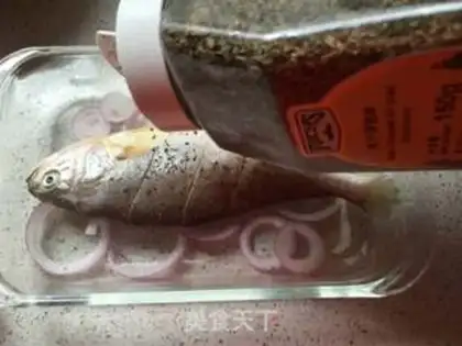 Make Roller roasted yellow fish step 7