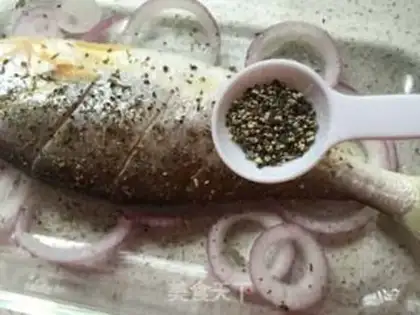 Make Roller roasted yellow fish step 8