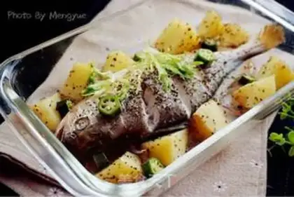 Make Roller roasted yellow fish step 12