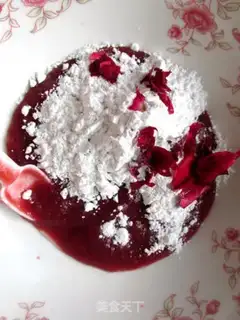 Make A cup of tea and rose and cherry step 0