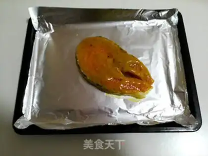 Make Curry salmon sushi step 5