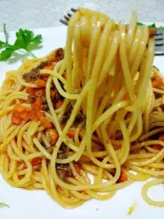 Make Spaghetti beef sauce step 3