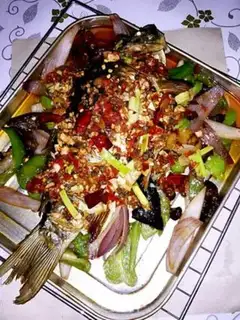 Make Pyramid roasted fish step 5