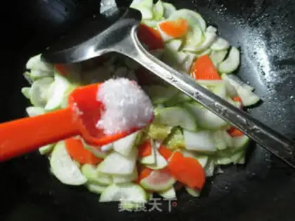 Make Cabbage with longmelon step 6