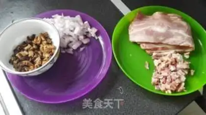 Make Potato bacon step 1