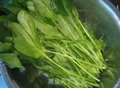 Make Spinach platter step 0