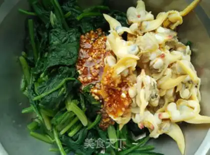 Make Spinach platter step 6
