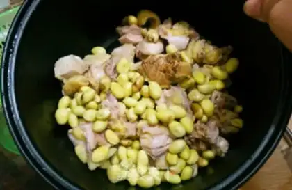 Make Silver chicken soup step 3