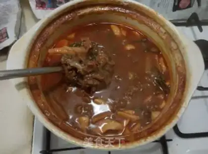 Make Spicy beef soup step 12