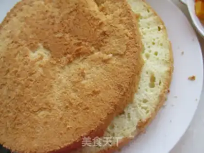 Make Rose cream cake step 6