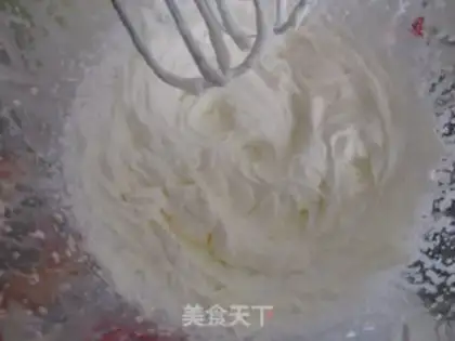 Make Rose cream cake step 7