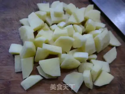Make Potato rice step 1