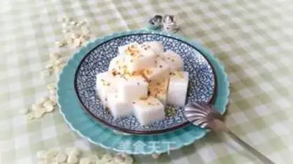 Make Cinnamon almond tofu step 19