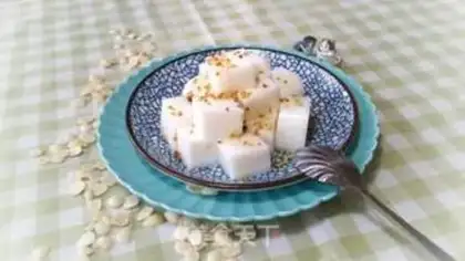 Make Cinnamon almond tofu step 20