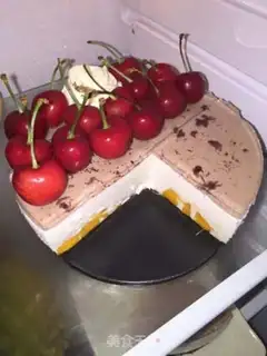 Make Cherry blueberry yogurt cake step 14