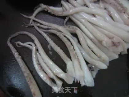Make Soy squid shavings step 1