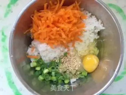 Make Rice carrots step 1