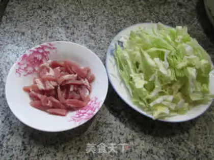 Make Salted cabbage step 0