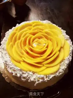 Make Mango lasagna cake step 2