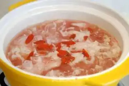 Make A radish iced silver spoon step 6