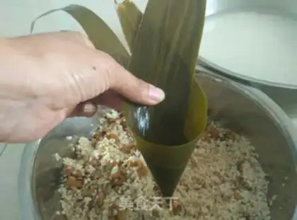 Make Take the chicken leg and the egg yellow step 9