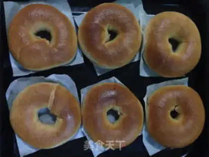 Make Black wheat bagels step 12