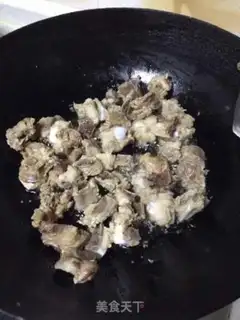 Make Salty peanut meat step 3