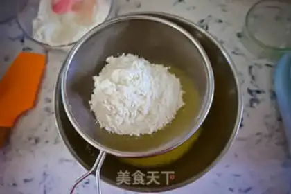 Make Pink cherry double cake step 3