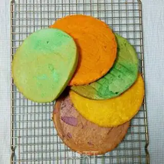 Make Coconut rainbow cake step 6