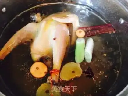 Make White pheasant step 7