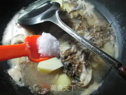 Make Crab potato soup step 6