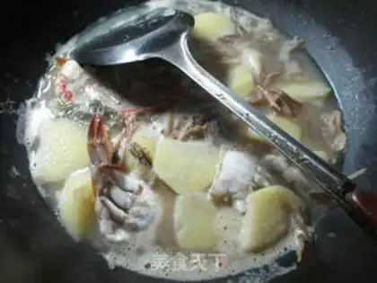 Make Crab potato soup step 7