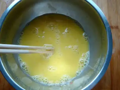 Make A mustard egg for noodles step 17