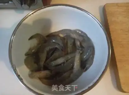 Make Haffle pepper squid shrimp step 3