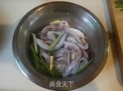 Make Haffle pepper squid shrimp step 5