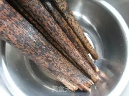 Make The salty green soybeans step 1