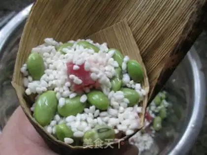 Make The salty green soybeans step 5