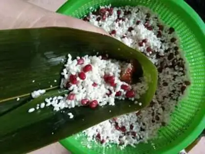 Make Red bean dates step 1