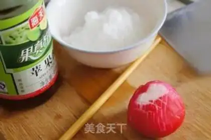 Make Sugar and radish step 1