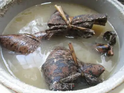 Make The salted egg oatmeal step 11