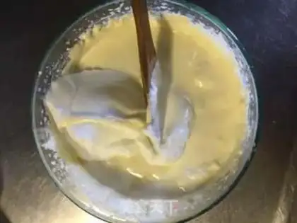 Make Japanese cheesecake step 4