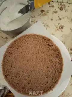 Make A flower cake step 0
