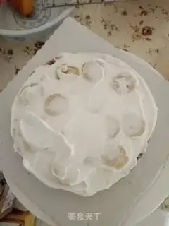 Make A flower cake step 1
