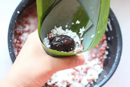 Make Rose sauce, red bean dates step 3