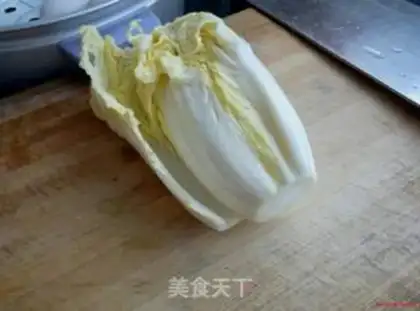 Make Shrimp cabbage step 1