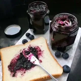 Make Homemade blueberry jam step 10