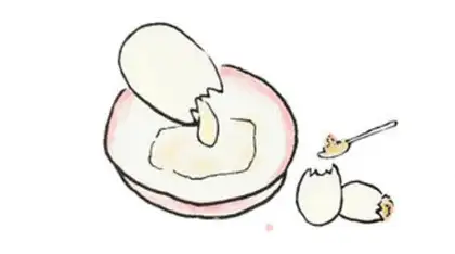 Make Gold rice eggs step 3