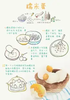 Make Gold rice eggs step 6