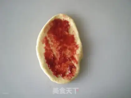 Make ♪ Flower jam bread ♪ step 4